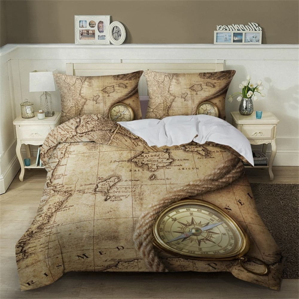 Nautical Map Bedding