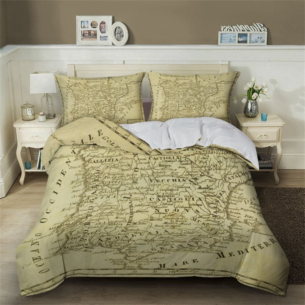 Nautical Map Bedding
