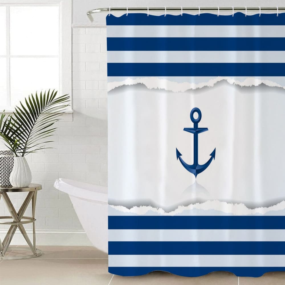 Nautical Print Curtain