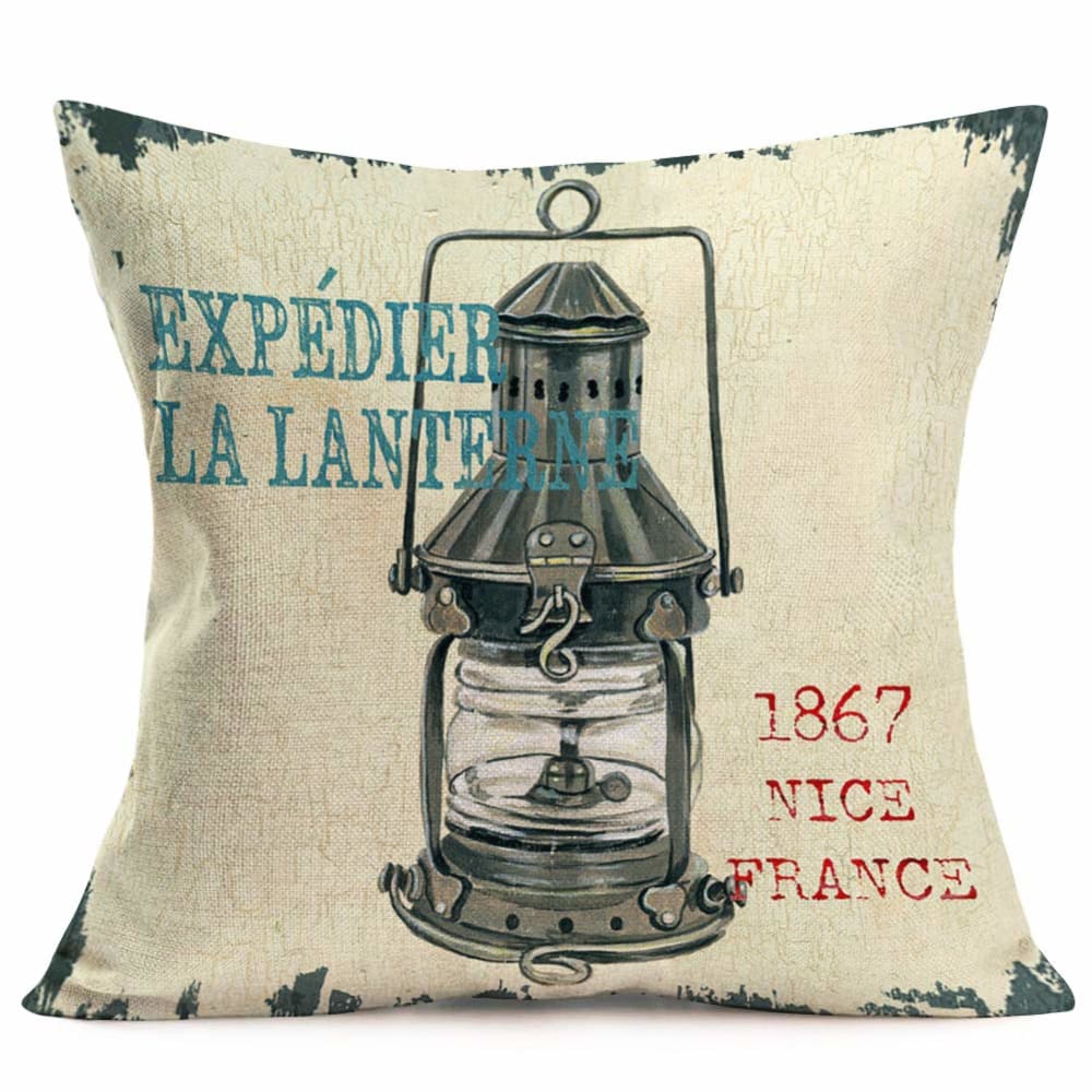 Nautical Print Pillow