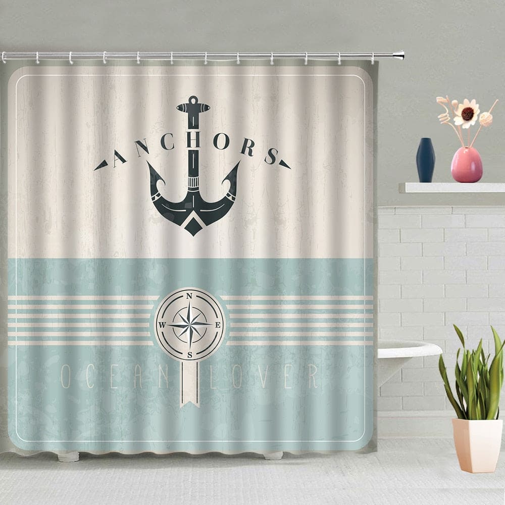 Nautical Theme Curtain