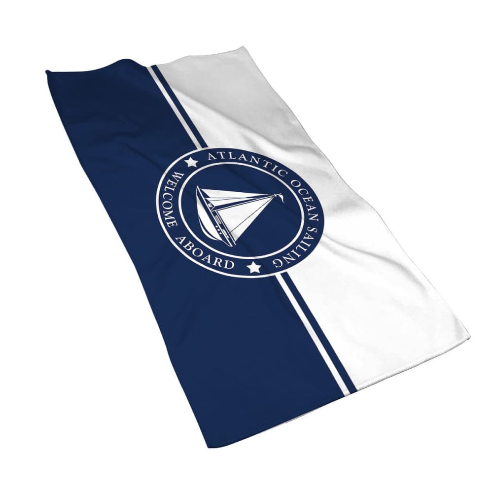 Navy Blue Nautical Towel