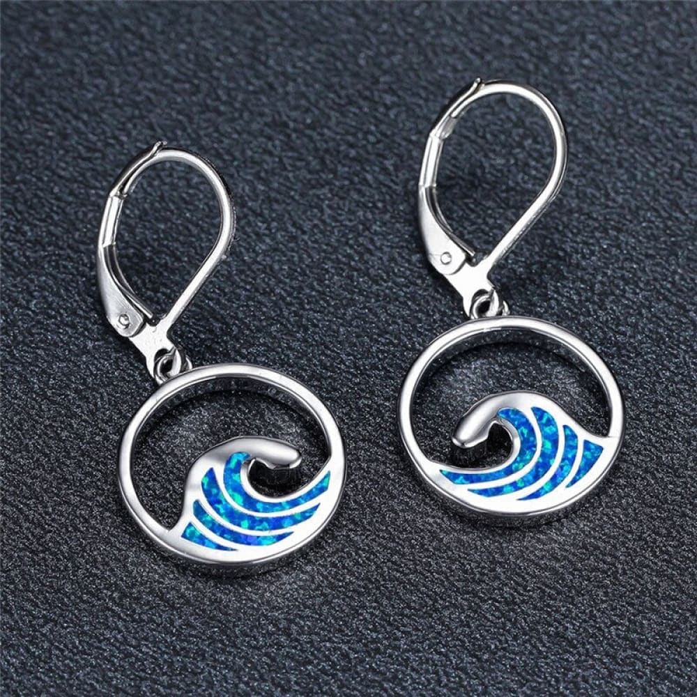 Ocean Wave Earrings