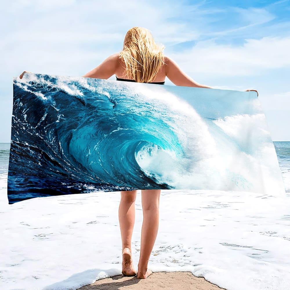Ocean Wave Towel