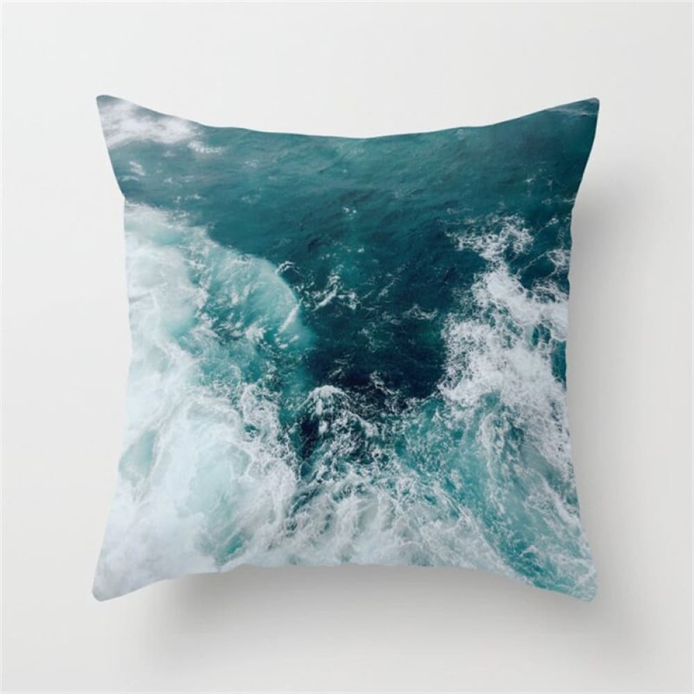 Ocean Waves Pillow