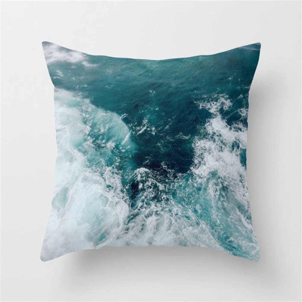 Ocean Waves Pillow