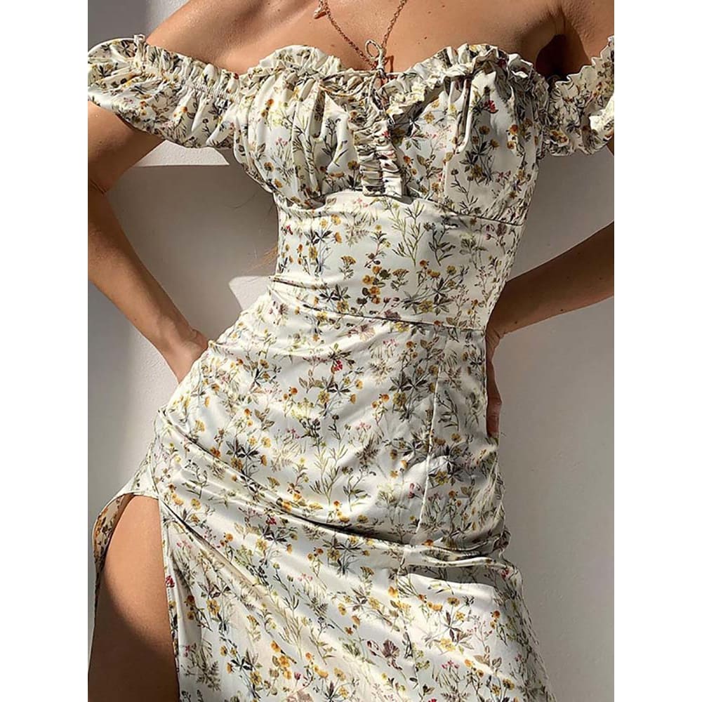 Off Shoulder Beach Dress