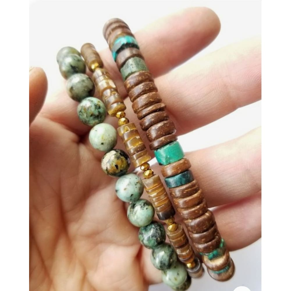 Organic surfer bracelet