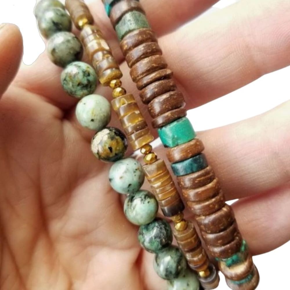 Organic surfer bracelet