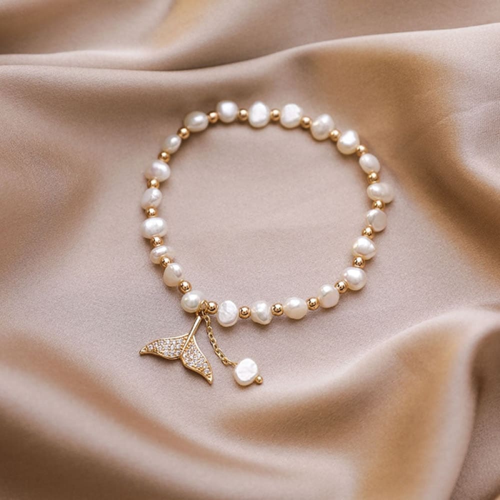 Pearl Bead Mermaid Bracelet