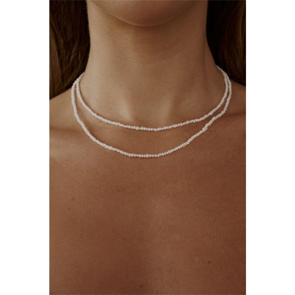 Pearl Flower Beach Necklace