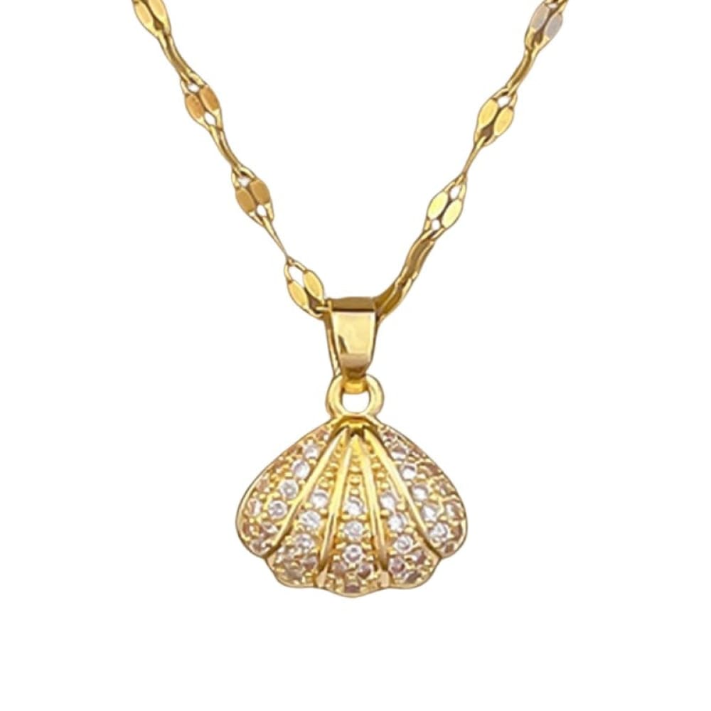 Pearl In Shell Necklace