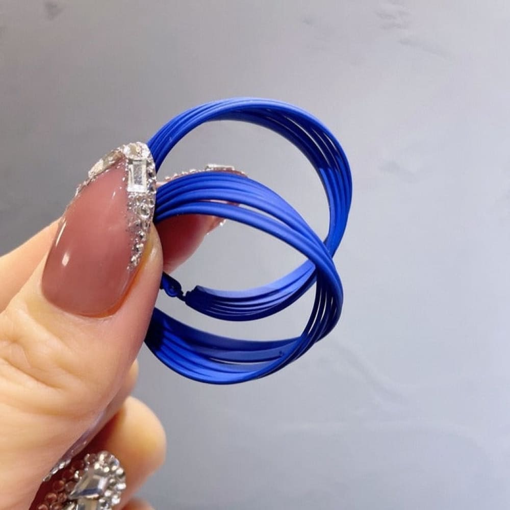 Pink Eardrop Beach Earrings