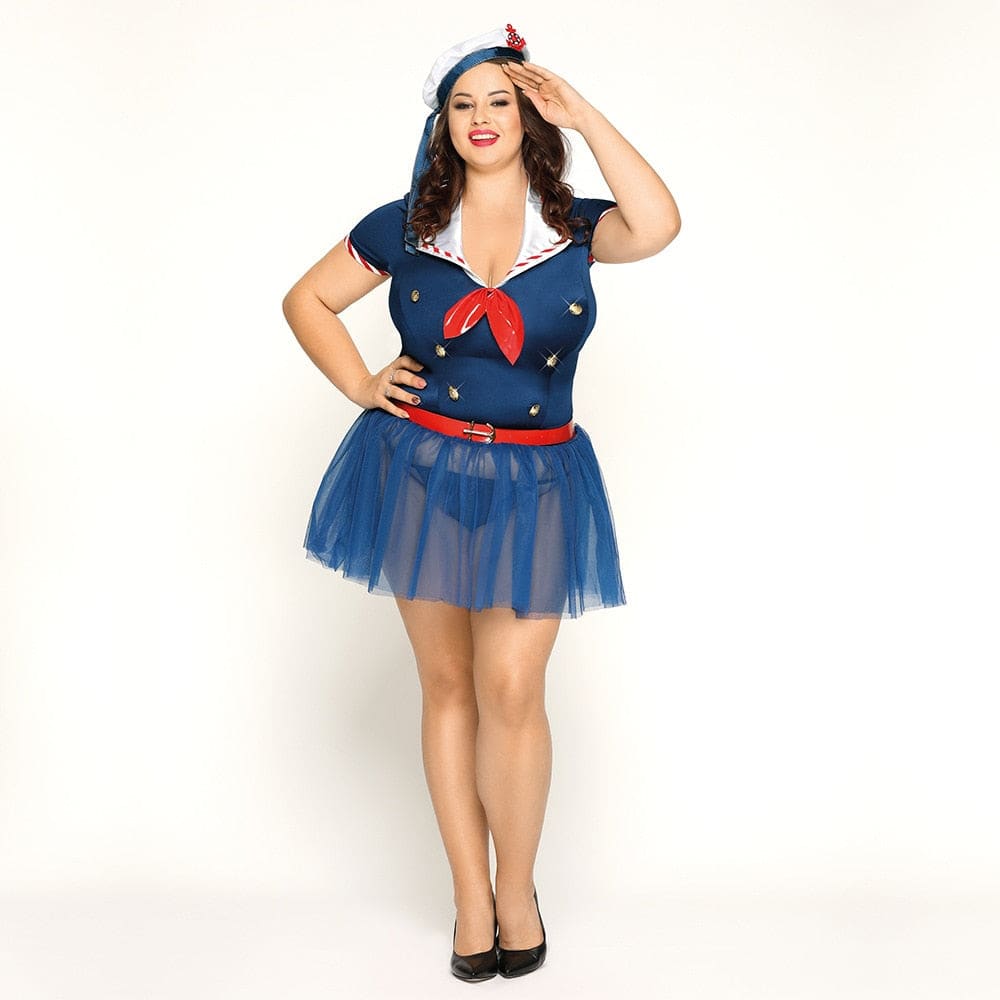 Plus Size Nautical Dress