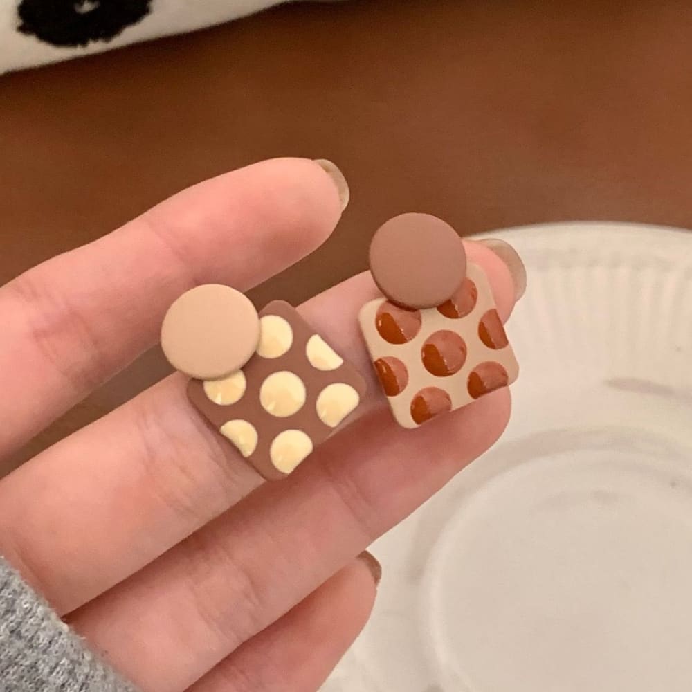 Polka Dot Beach Earrings