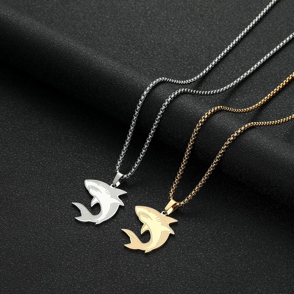 Punk Shark Necklace