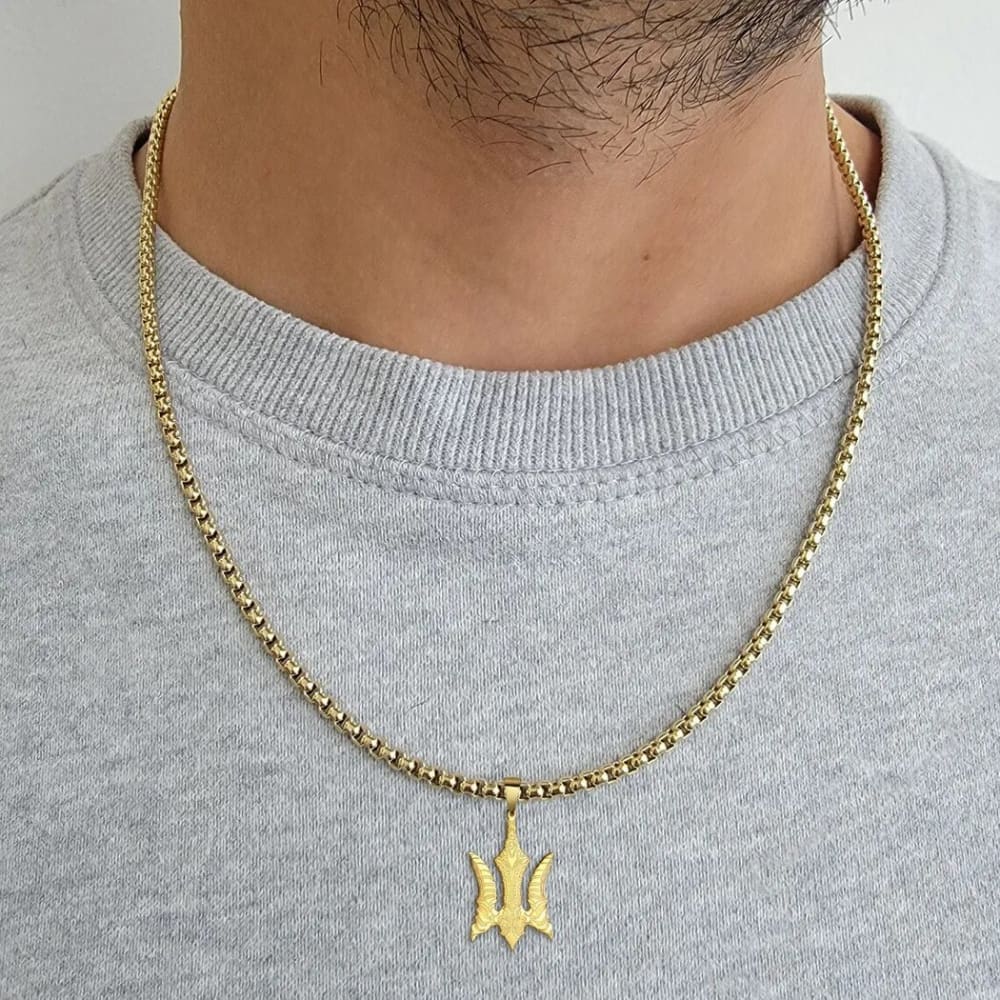 Punk Trident Necklace