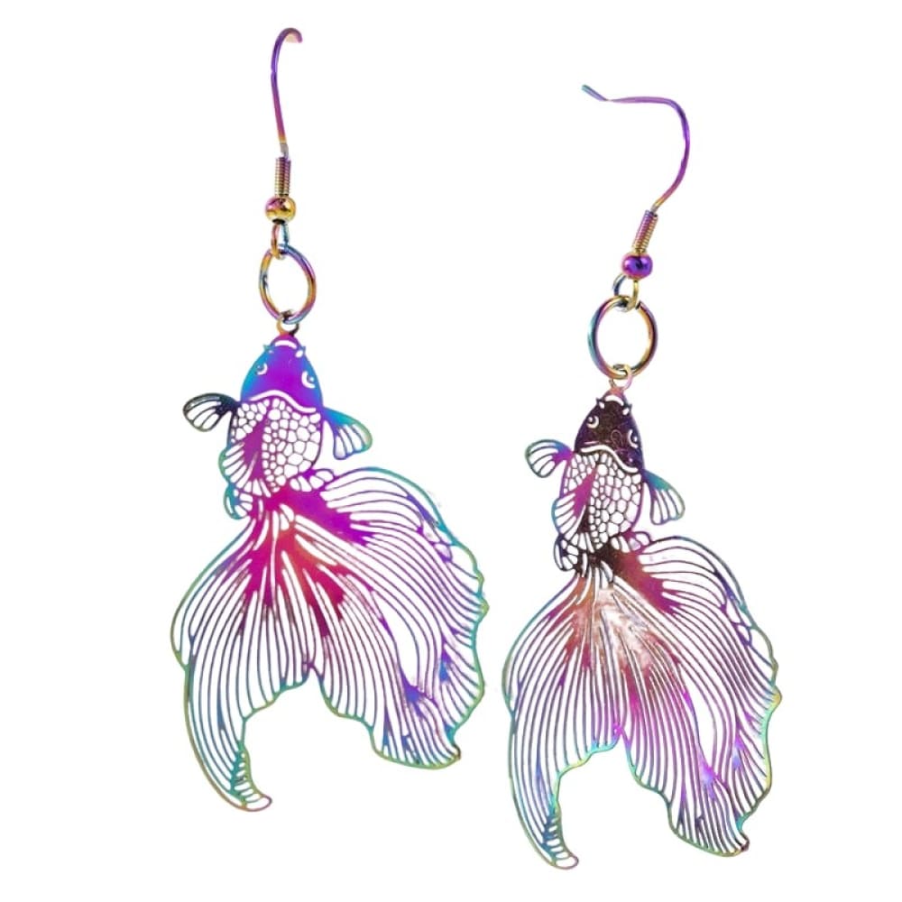 Rainbow Dangle Drop Earrings