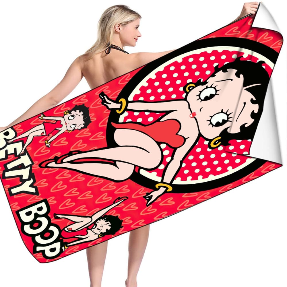 Red Beach Towel