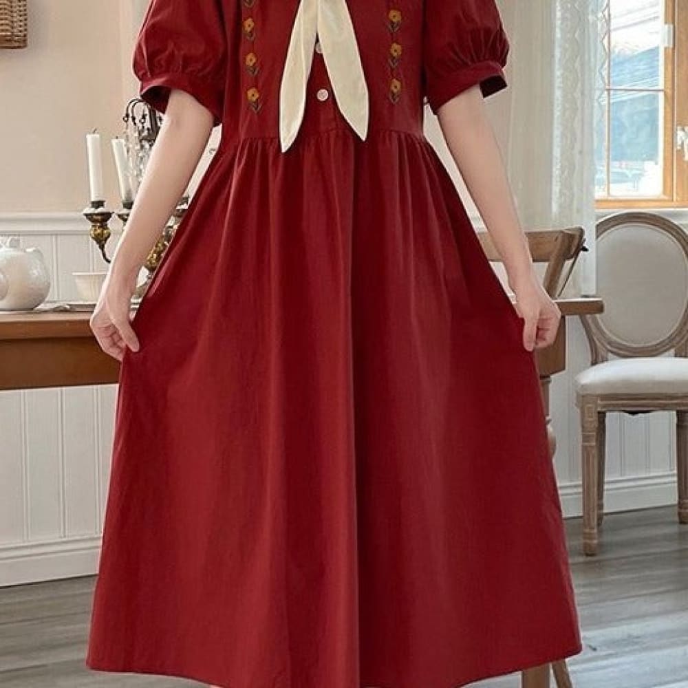Red Nautical Dress