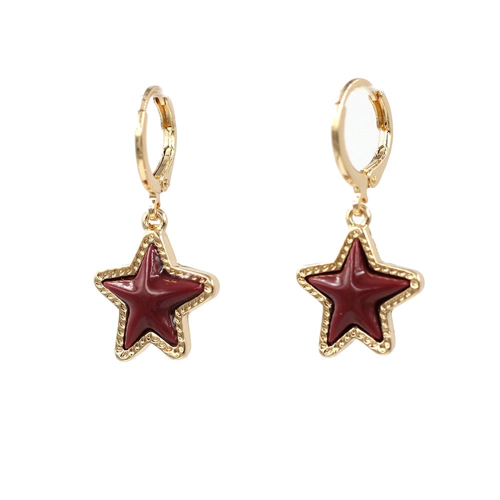 Resin Starfish Earrings