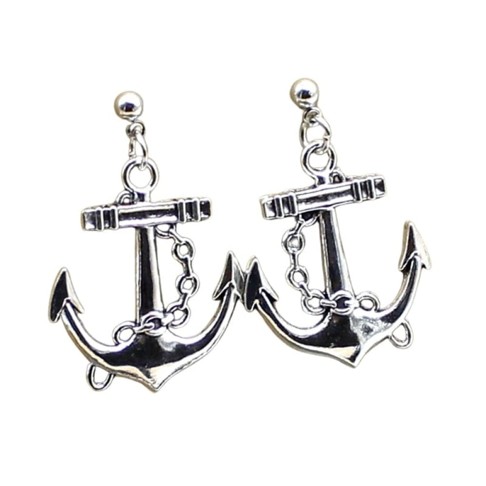 Retro Anchor Earrings