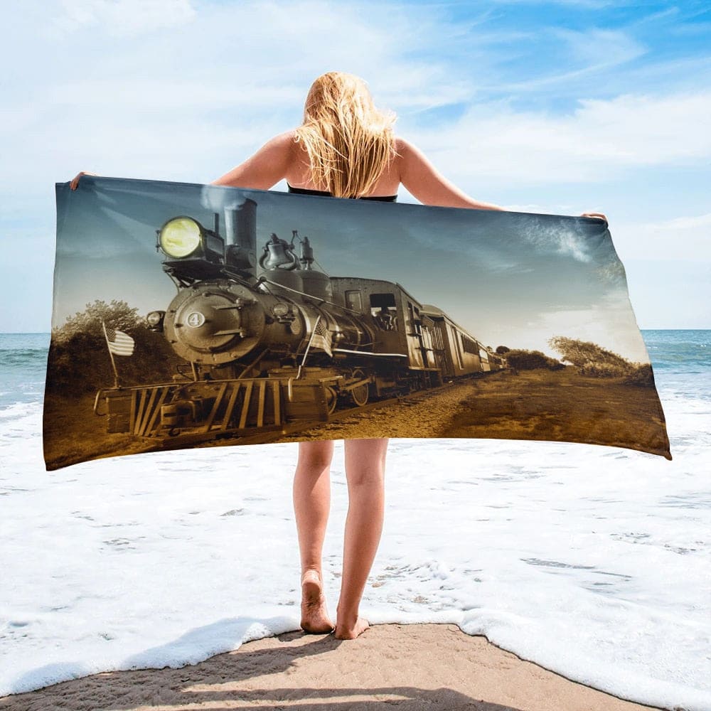 Retro Beach Towel