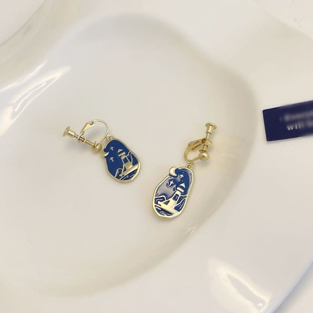 Retro Lighthouse Earrings