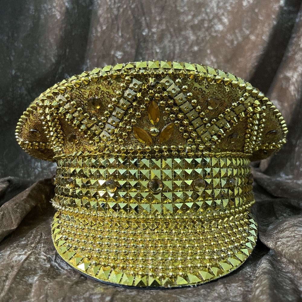 Rhinestone Captain Hat