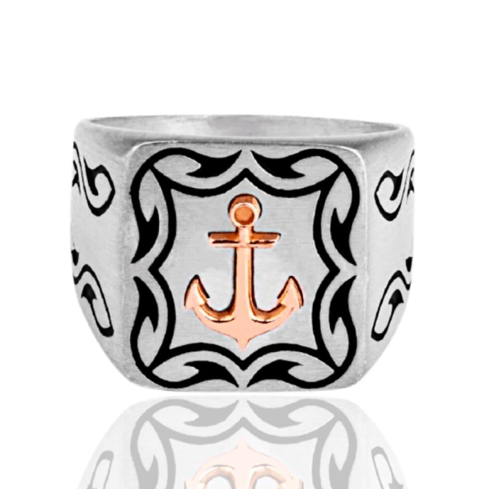 silver-anchor-ring