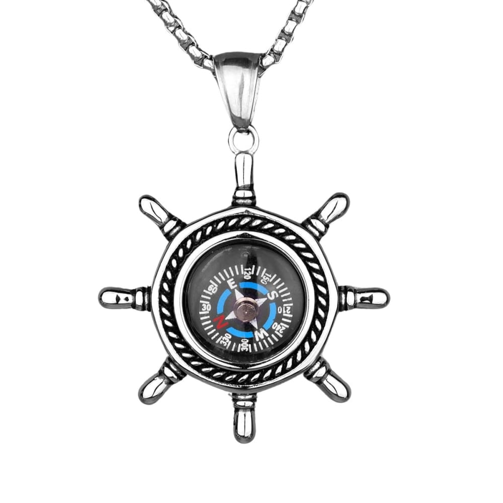 Rudder Compass Necklace