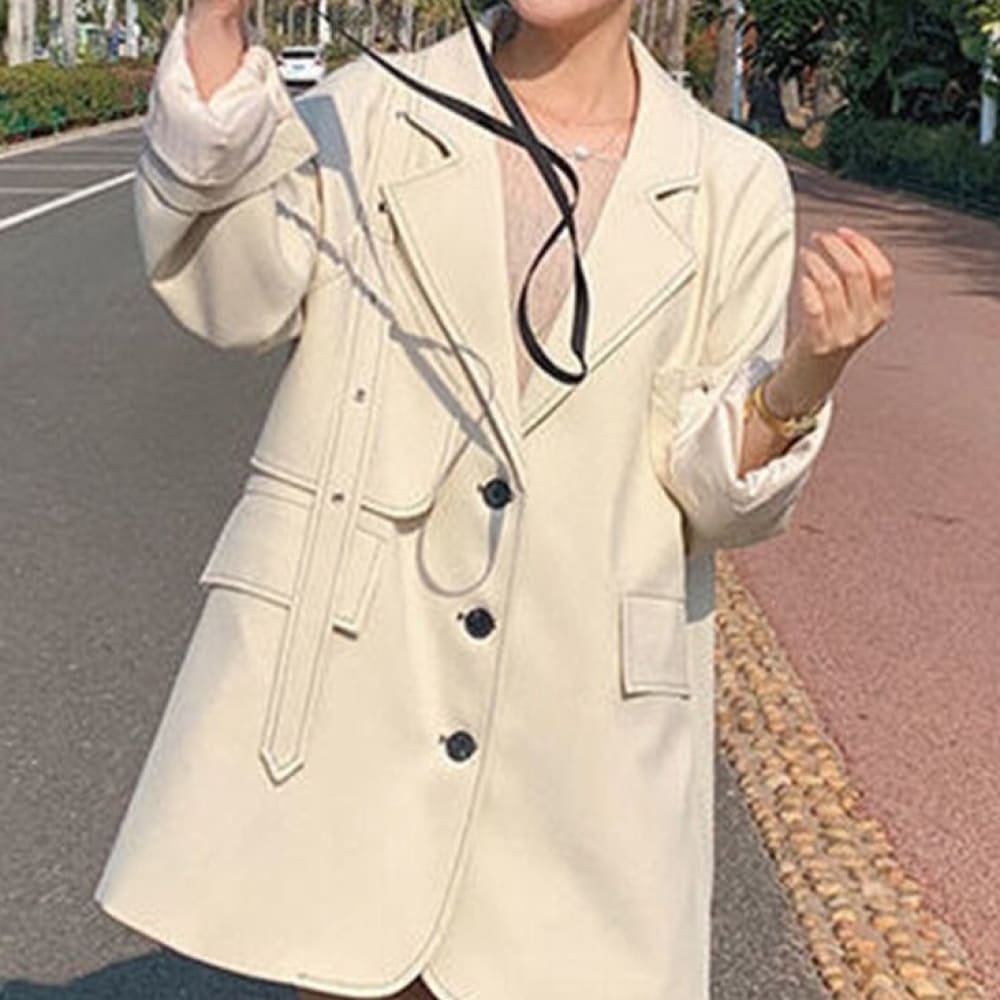 Sailor Collar Letterman Jacket