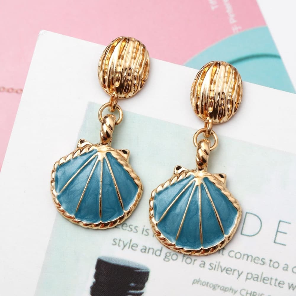 Scallop Shell Earrings