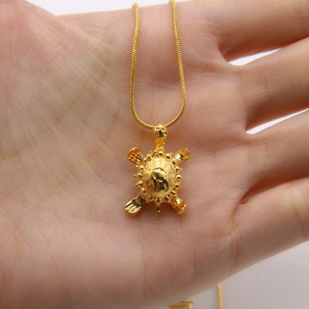 Sea Turtle Golden Necklace