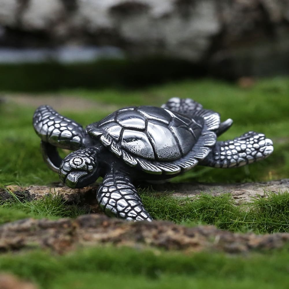 Sea Turtle Pendant Necklace Vintage