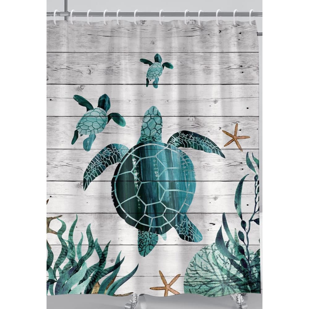 Sea Turtle Shower Curtain