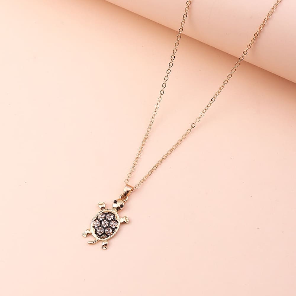 Sea Turtle Stone Necklace