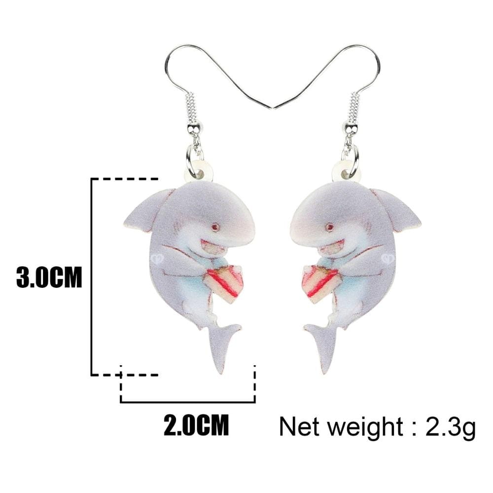 Shark Drop Earrings