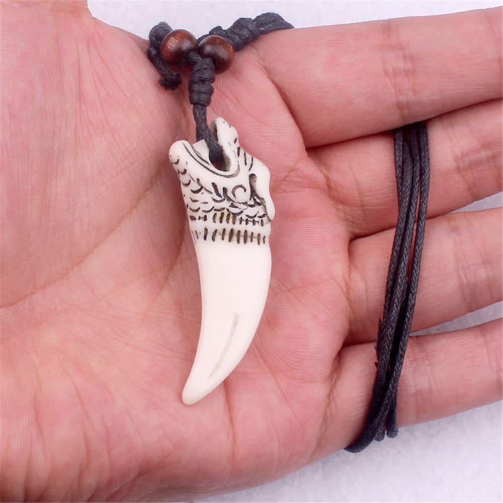 Shark Tooth Necklace Men