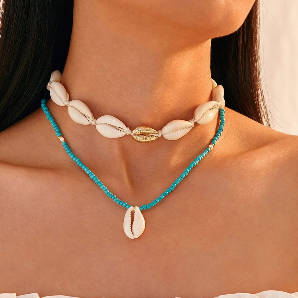 Shell Beaded Necklace