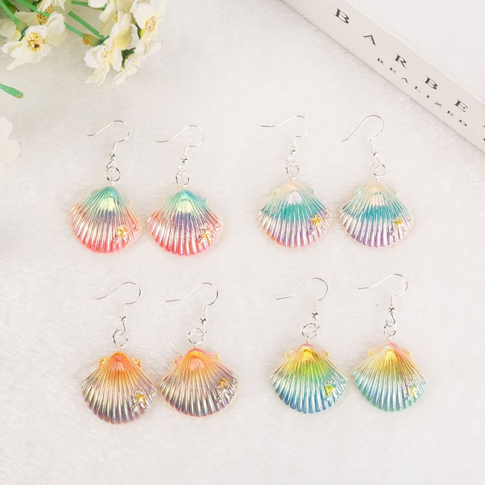 Shell Hoop Earrings