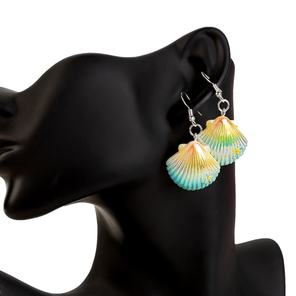 Shell Hoop Earrings