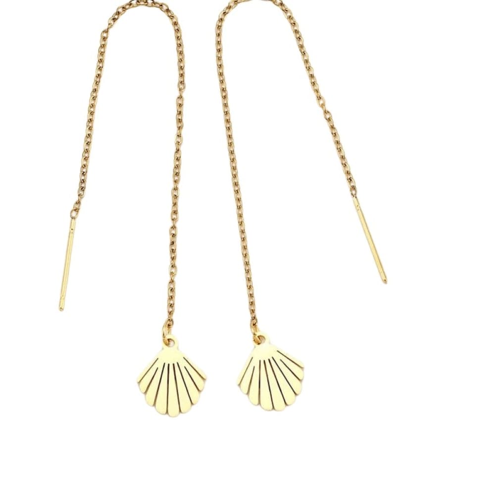 Shell Tassel Earrings