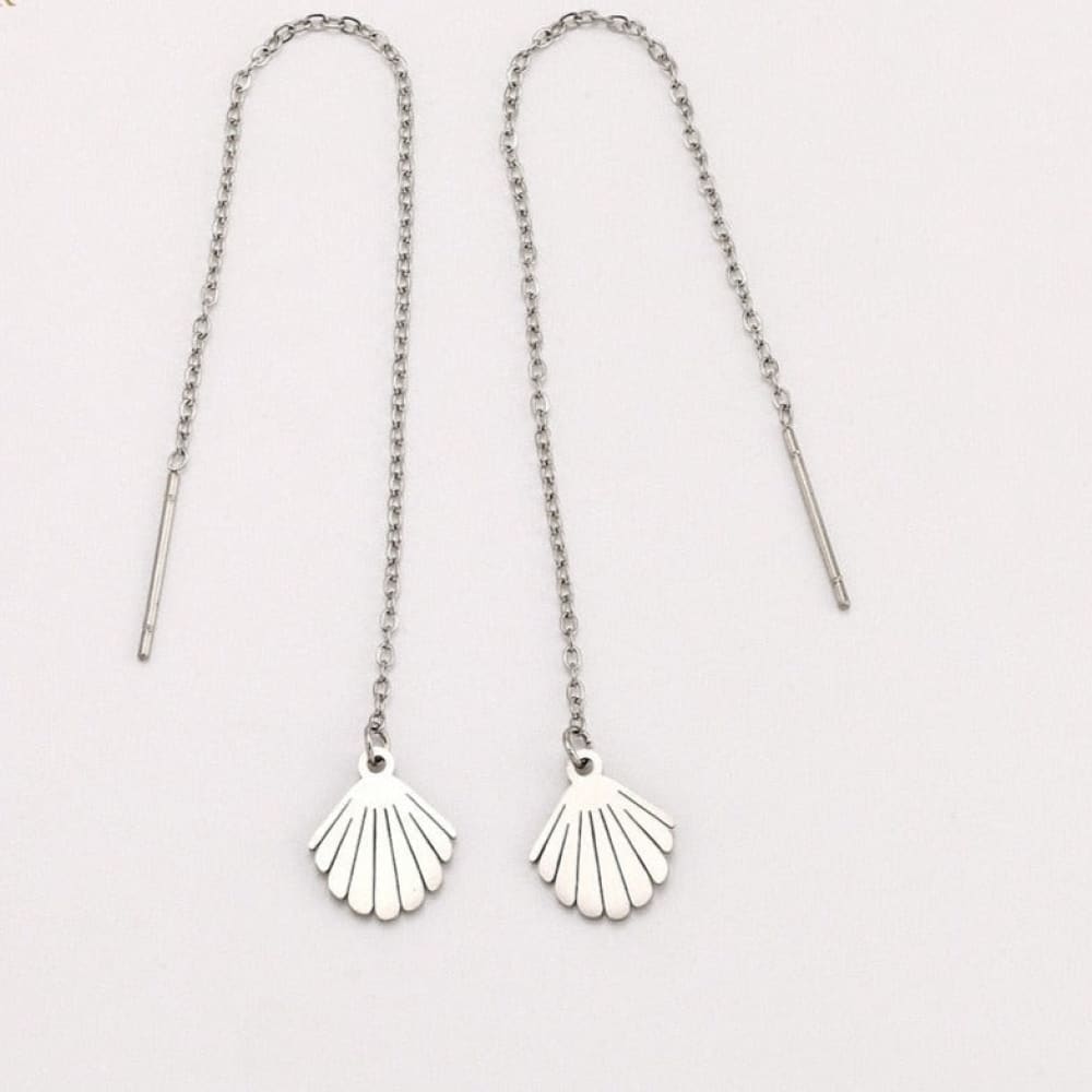 Shell Tassel Earrings