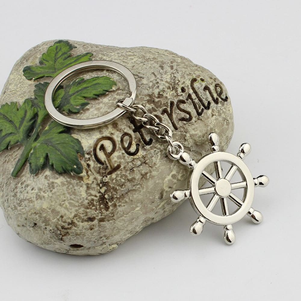 Ship Wheel Keychain