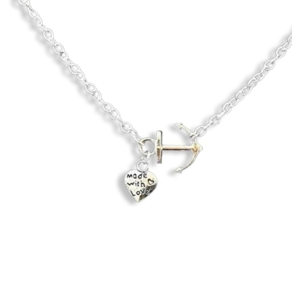 Sideways Anchor Necklace