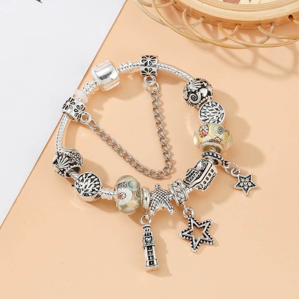 Silver Lighthouse Bracelet