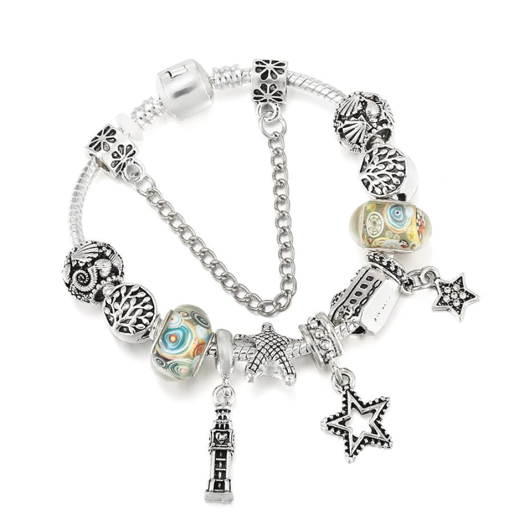 Silver Lighthouse Bracelet