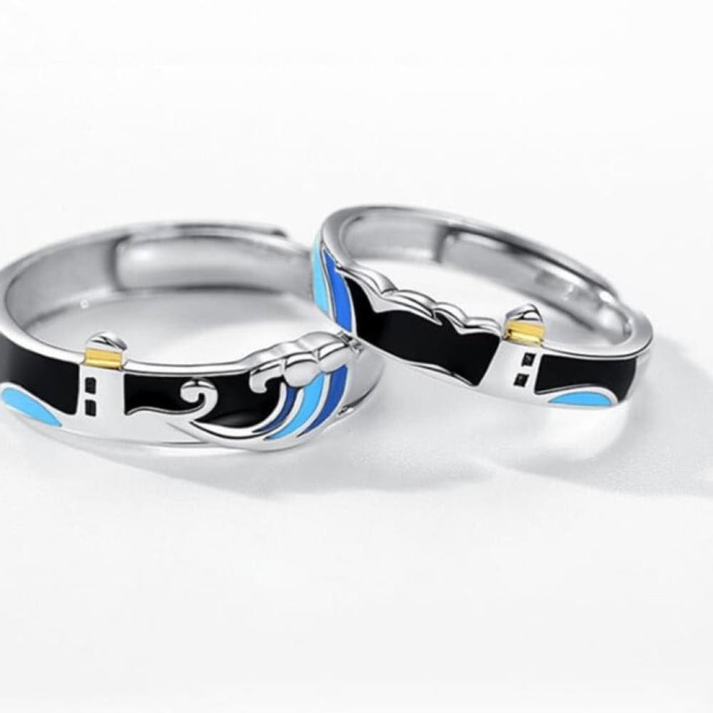 Silver Lighthouse Ring