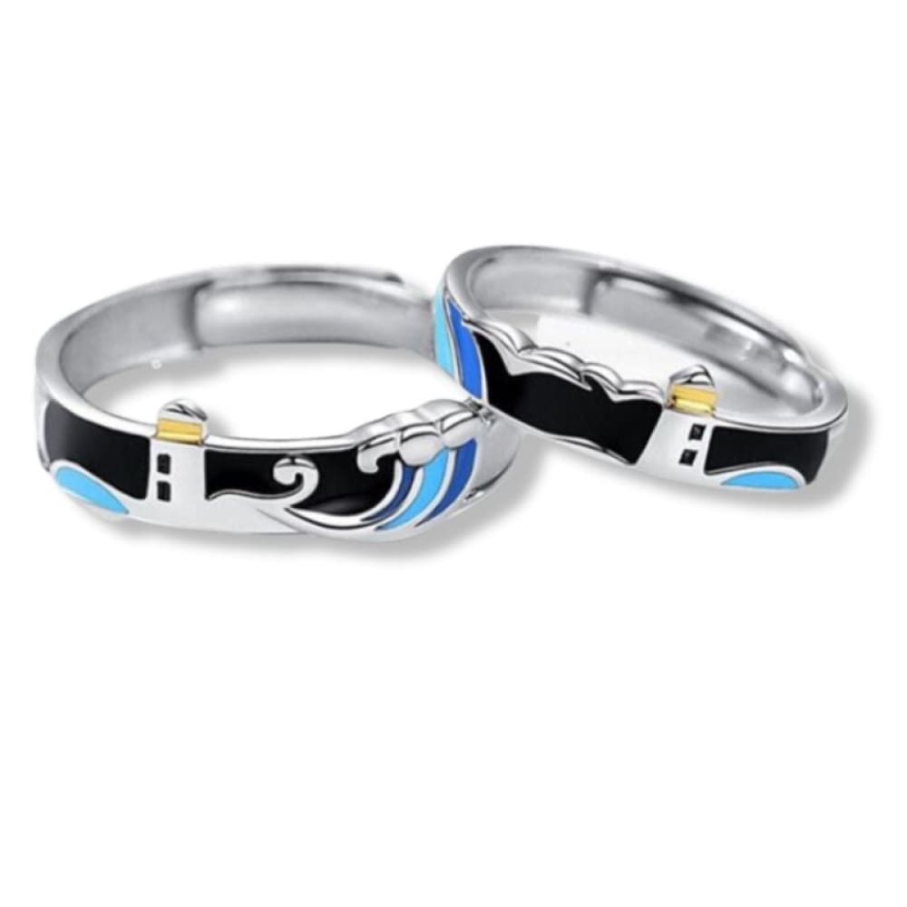 Silver Lighthouse Ring